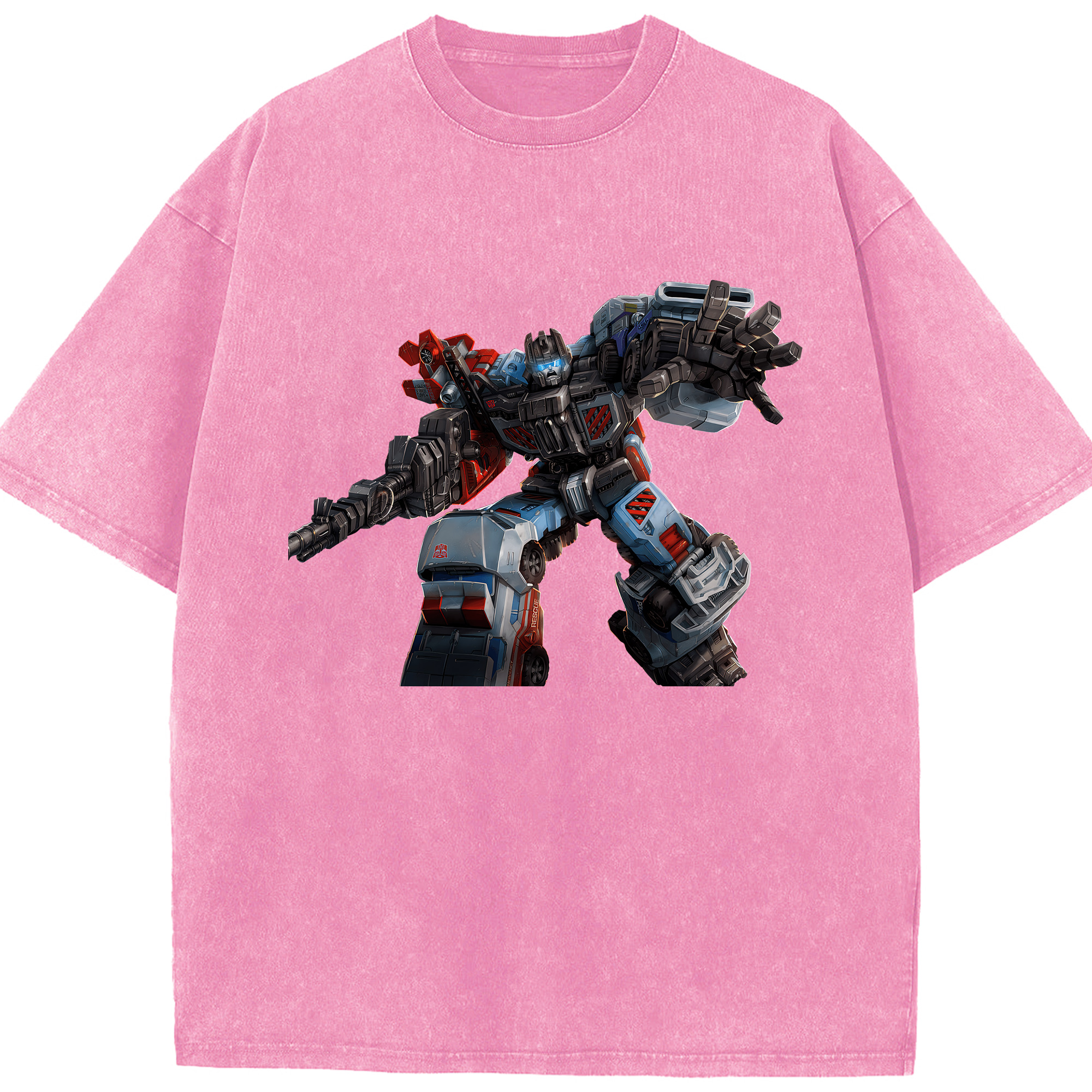 （画像用） Transformers トランスフォーマー 綿100% ヴィンテージ風 半袖Tシャツ（フロントプリント）